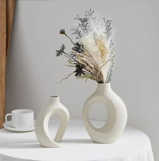 Elegant Keramik blomvas